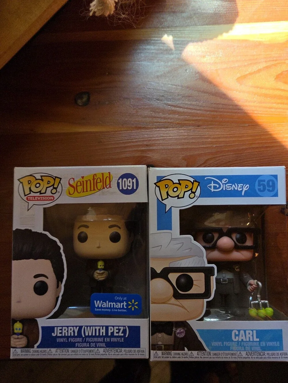 Funko Pop! Seinfeld Jerry with Pez and Carl from Up #seinfeld #up new in boxes
